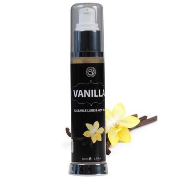 Šildantis vanilės skonio lubrikantas 50 ml - Secret Play