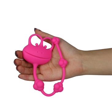 Analiniai kamuoliukai Frog Pink - Easytoys - Afrodisiaco.lt