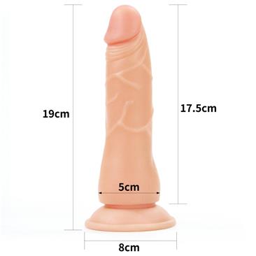 Strap-on diržas su dildo 19 cm x 5 cm - Intoyou - Afrodisiaco.lt