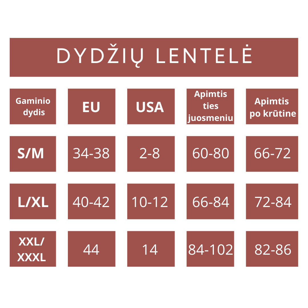 Seksualus apatinių komplektas Melek S/M L/XL XXL/XXXL dydžių - Avanua